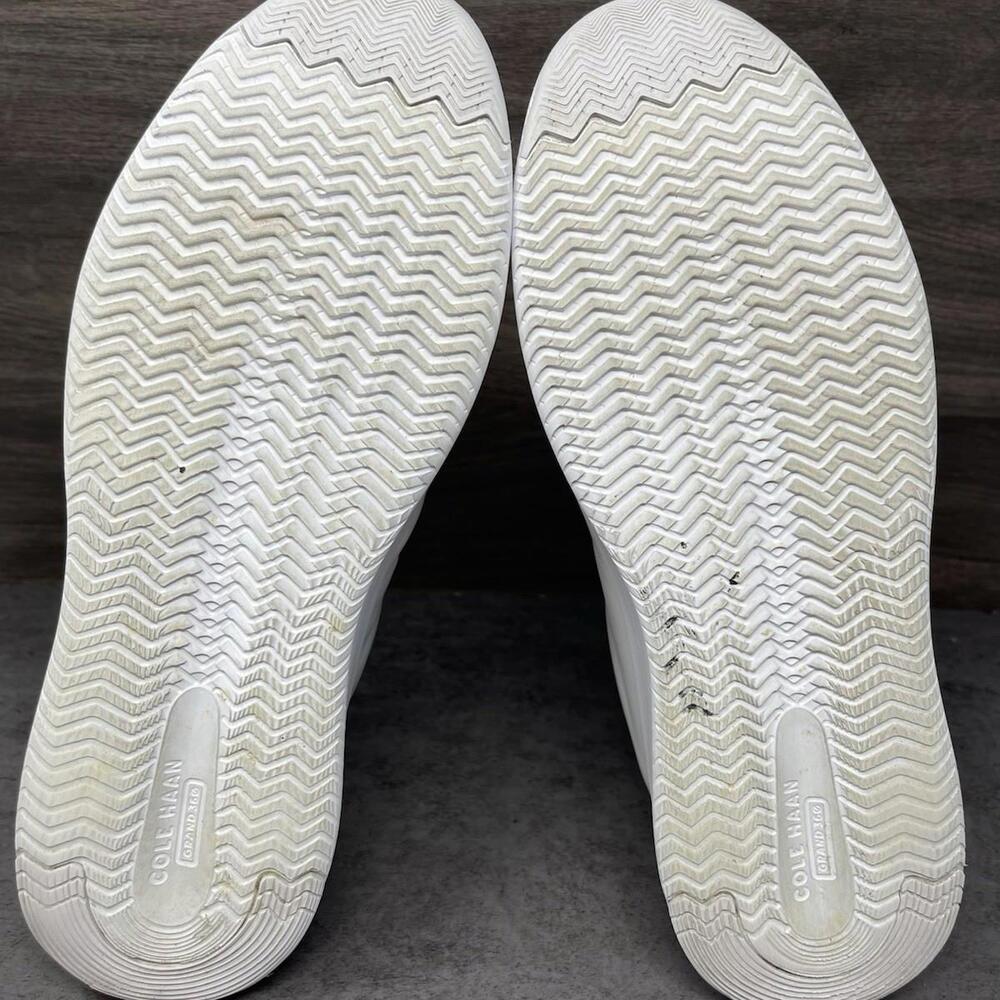 Cole Haan White Leather Men's Sneakers - Picture 8 of 11